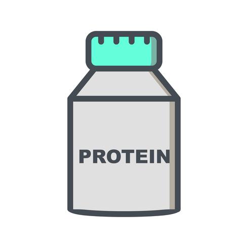 Vector icono de proteína