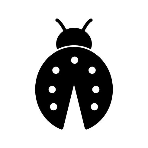 lady bug vector icon