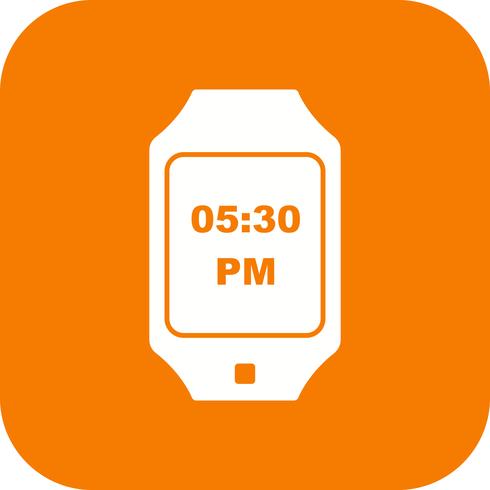 Vector icono de reloj inteligente