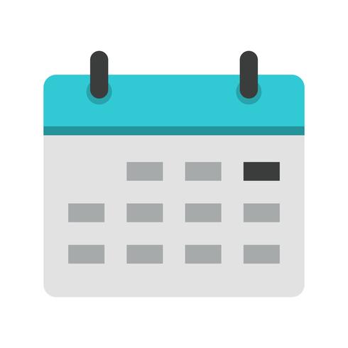 Icono de vector de calendario