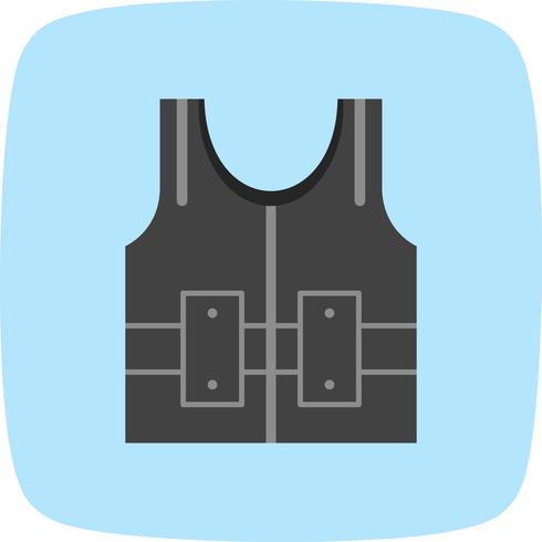 Bullet Proof Jecket Vector Icon