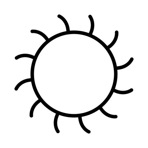 Sun Vector Icon