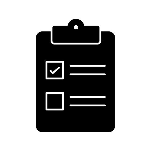 Vector Checklist Icon