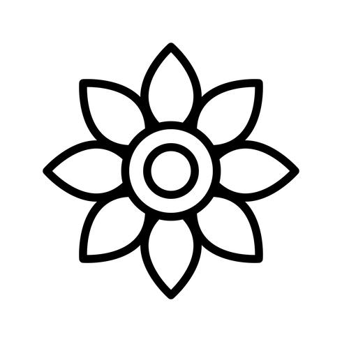 Flower Vector Icon