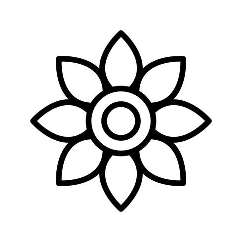 Flower Vector Icon