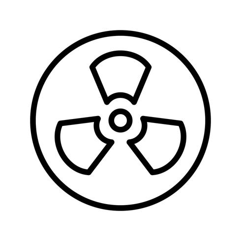 Radiation Vector Icon