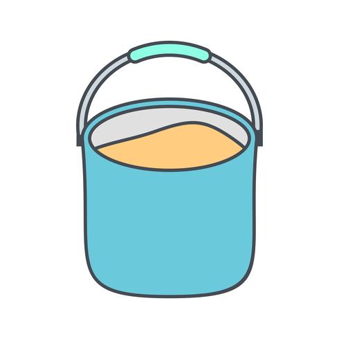 Pail Vector Icon