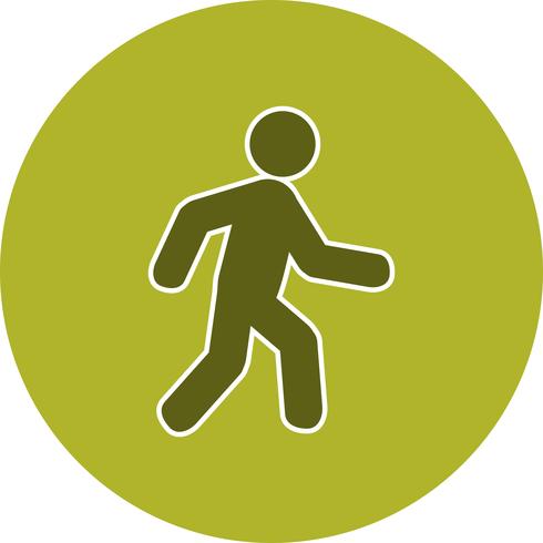 Vector Walking Icon