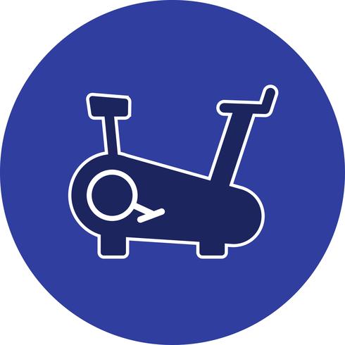 Vector Vector Cycling Machine Icon  