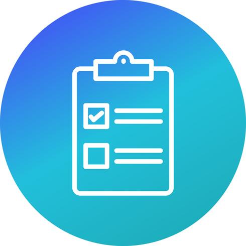Vector Checklist Icon