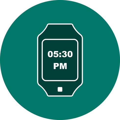 Vector icono de reloj inteligente