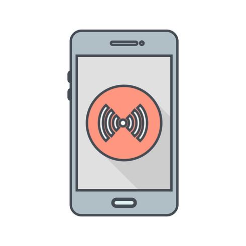 Hotspot Mobile Application Vector Icon