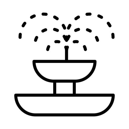 Fountain Vector Icon