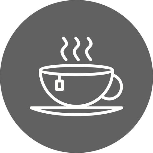 Vector icono de té