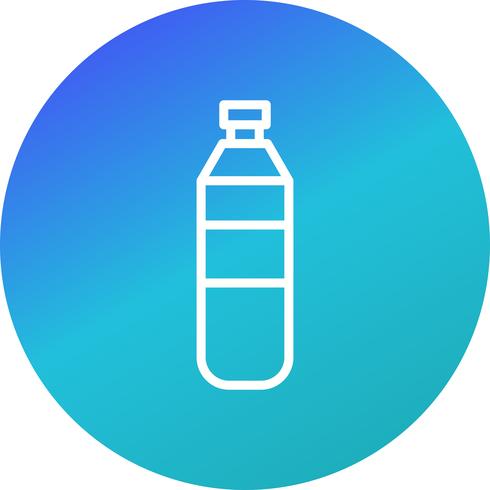 Vector icono de botella de agua