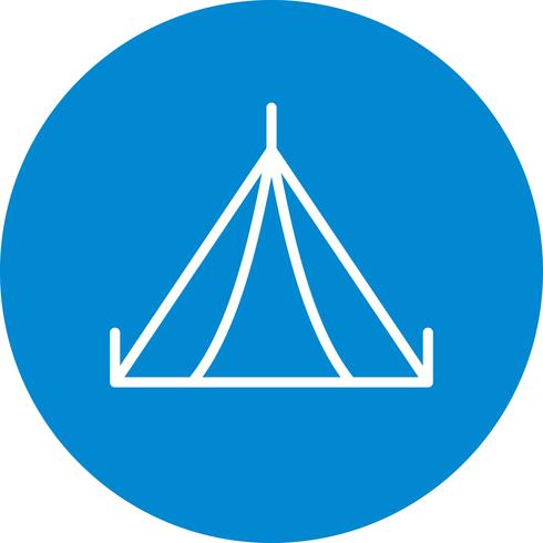 Tent Vector Icon