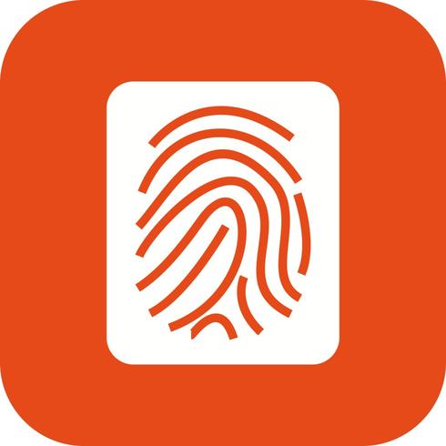 Finger Print Vector Icon