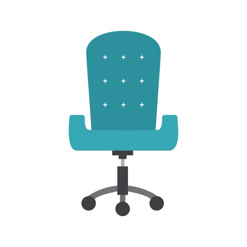 Office Chair Vector Icon 