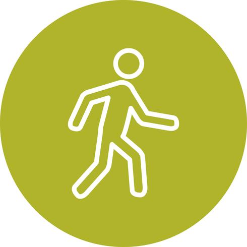 Vector Walking Icon