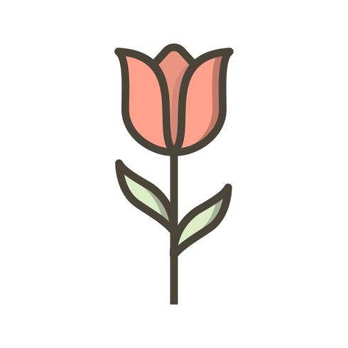 Tulip Vector Icon