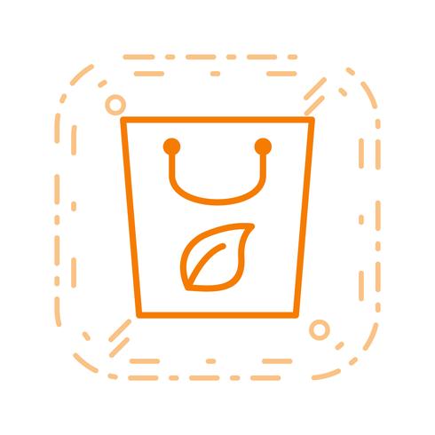 Eco Bag Vector Icon