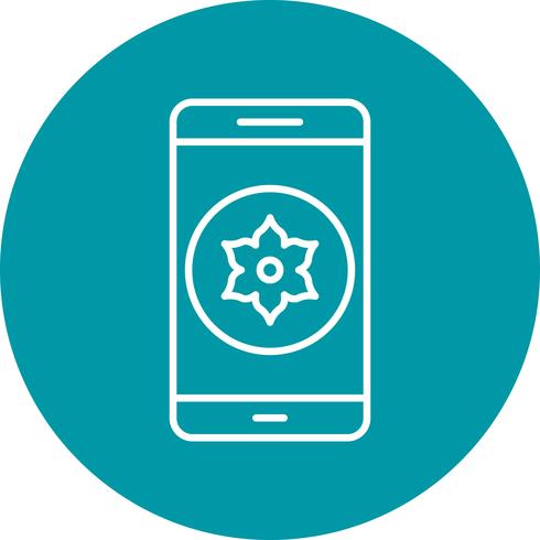 Gallery Mobile Application Vector Icon