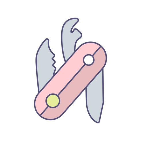 Swiss Army Knife Vector Icon