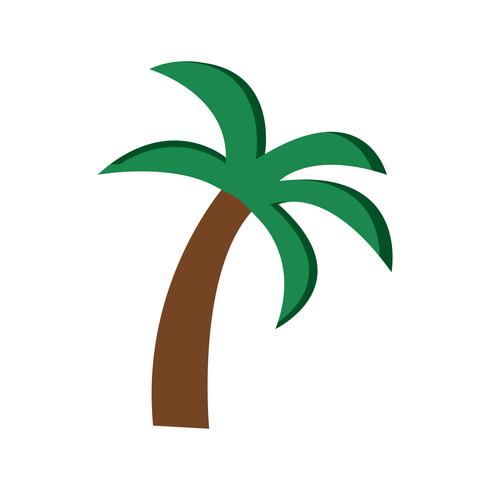 Palmera Vector icono