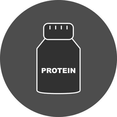 Vector icono de proteína