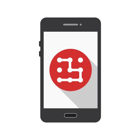 Pattern Mobile Application Vector Icon