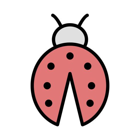 lady bug vector icon