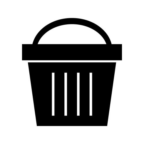 Picnic basket Vector Icon