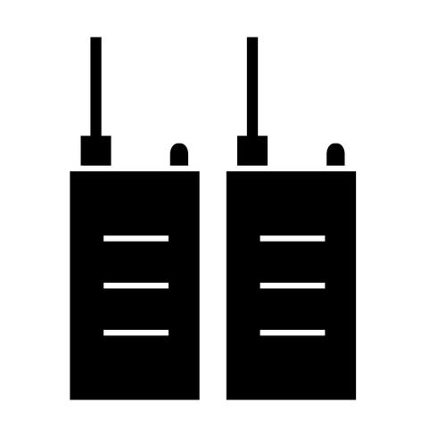 Icono de Vector de Walkie Talkie