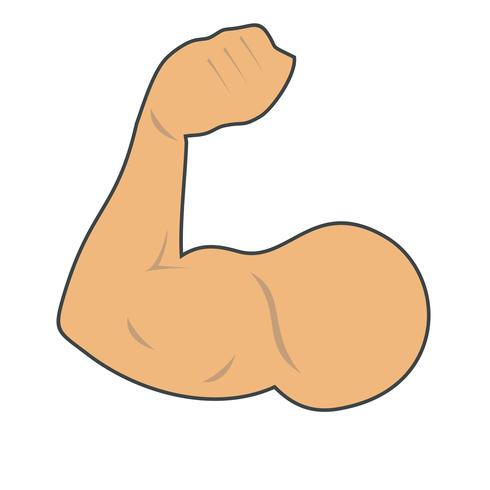 Vector Body Building Icon