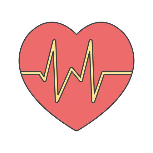 Vector Heart Beat Icon