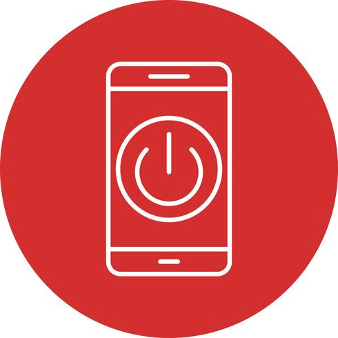 Power off Mobile Application Vector Icon