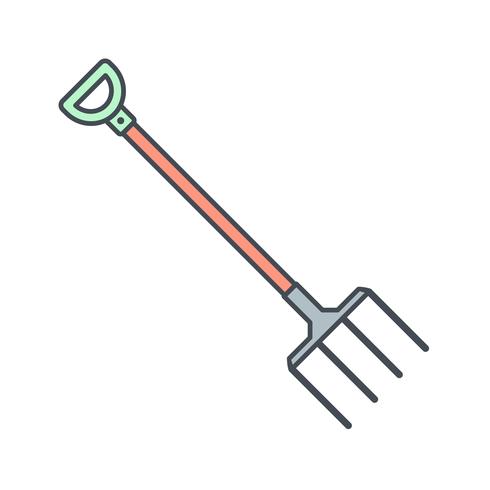 Garden Fork Vector Icon