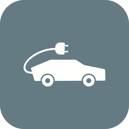 Electric Car Vector Icon