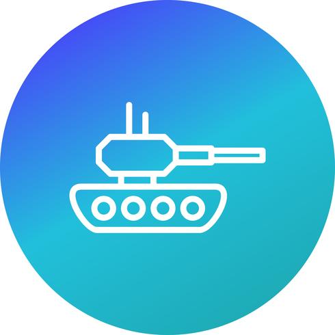 Icono de vector de tanque