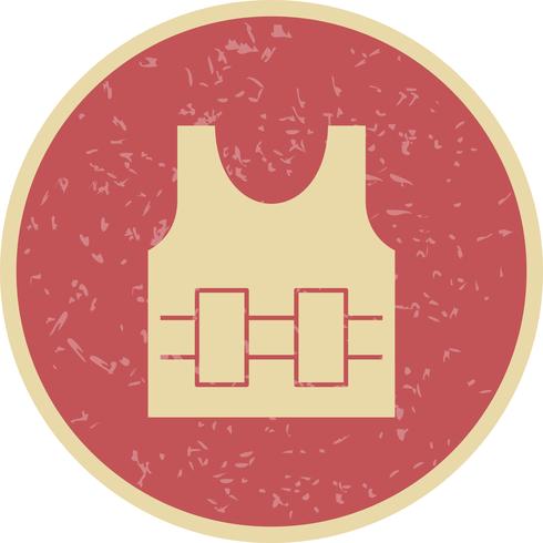 Bullet Proof Jecket Vector Icon