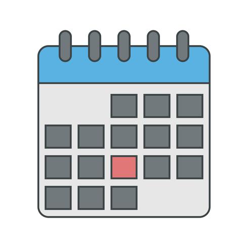 Vector icono de calendario