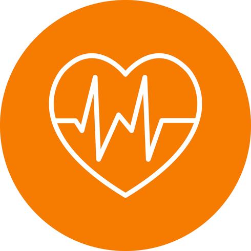 Vector Heart Beat Icon