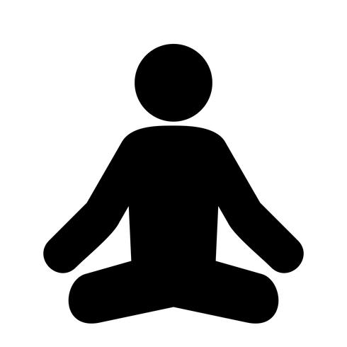 Vector Yoga Icon