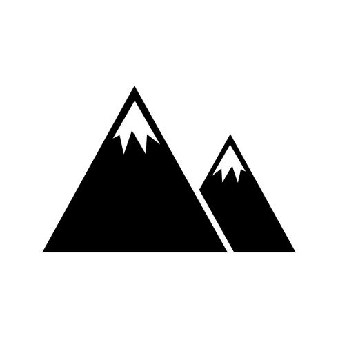 Mountains Vector Icon