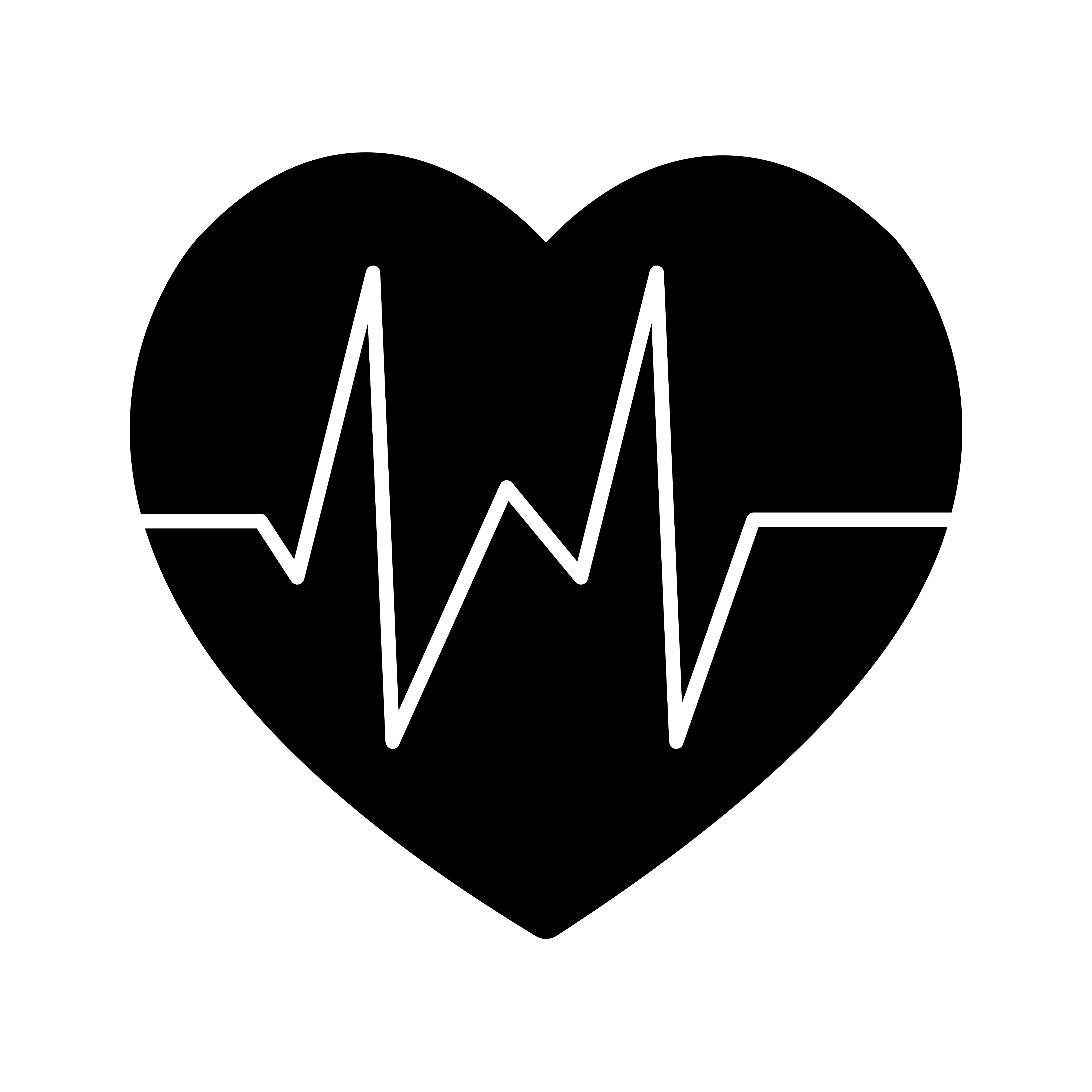 Vector Heart Beat Icon 354097 Vector Art at Vecteezy