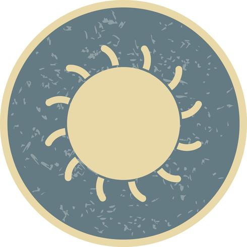 Icono de vector de sol