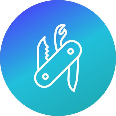 Swiss Army Knife Vector Icon