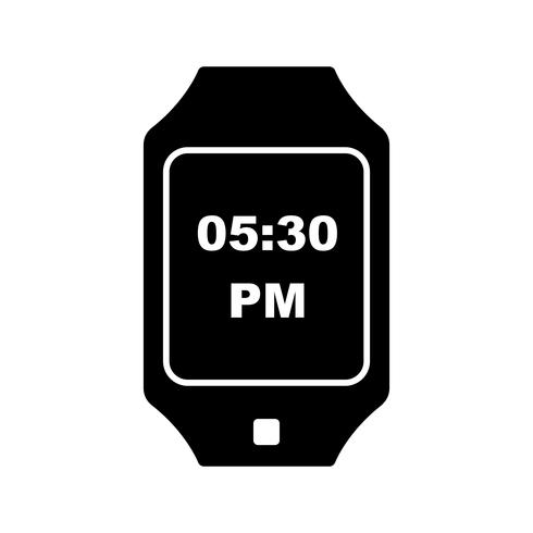 Vector icono de reloj inteligente