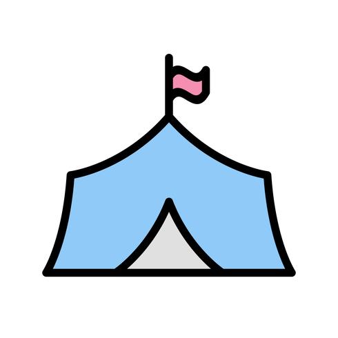 Tent Vector Icon