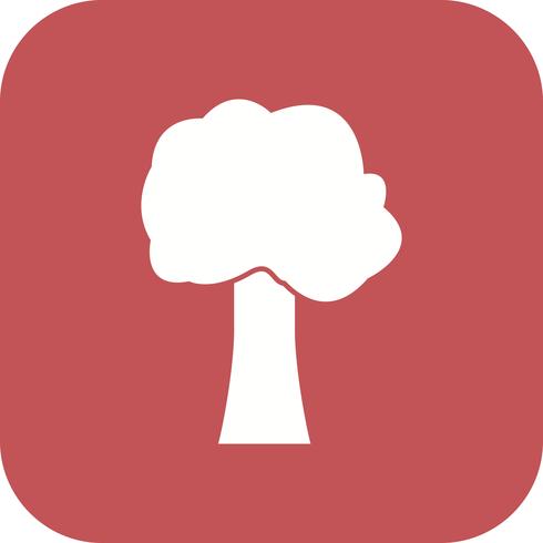 Icono de vector de árbol